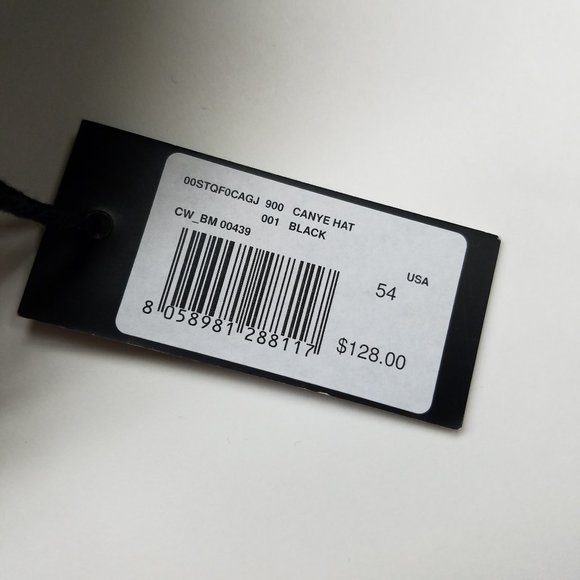 DIESEL Wool Canye Hat - Black - New - Picture 9 of 9